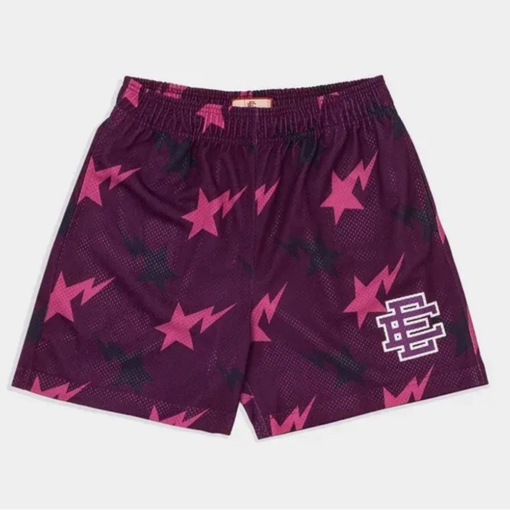Eric Emanuel EE Basic Short Pink and Purple Lightning